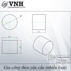 Trụ sắt Vinahardware loại D30x10 VNH29236491-VNH29236491