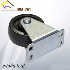 Bánh xe tủ một chiều Vinahardware, màu đen-CT0965D40 - Phi 40mm