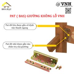 Pat ( Bas) giường không lỗ Vinahardware - BB1011KL