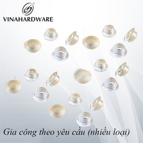 Nút bít màu trong, 2 sọc gân, phi 10 WC010Z-WC010Z