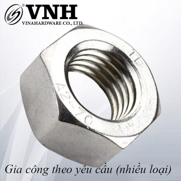 Tán Vinahardware loại M8 inox 304