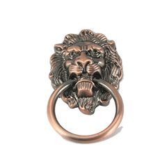 Tay nắm cổng mặt sư tử Vinahardware, đồng thau