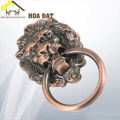 Núm tay nắm Vinahardware đầu hổ nâu HD0085 kích thước 50mm