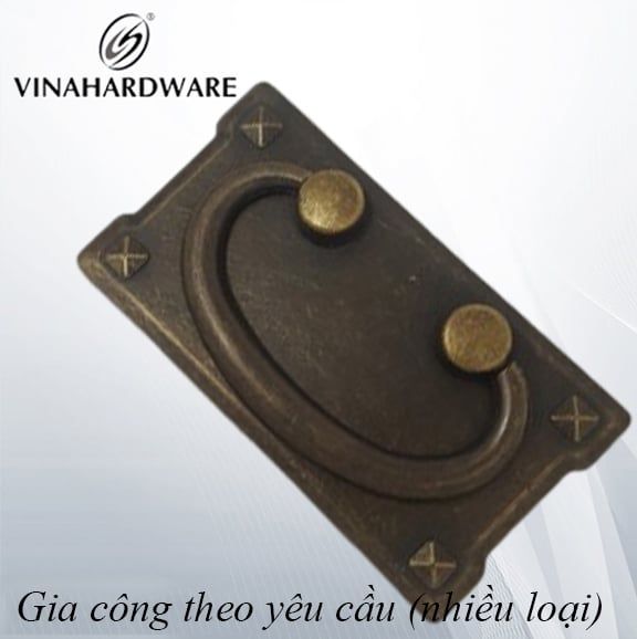 Tay nắm Vinahardware màu đồng giả cổ, VNH 96x52mm HD0001-HD0001