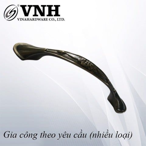 Tay nắm ngăn kéo Vinahardware hoa văn đồng giả cổ-HD0067D160