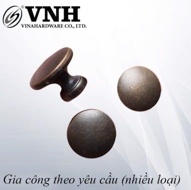 Tay nắm tròn Vinahardware kích thước 25x25mm - HDHK139-HD0080S