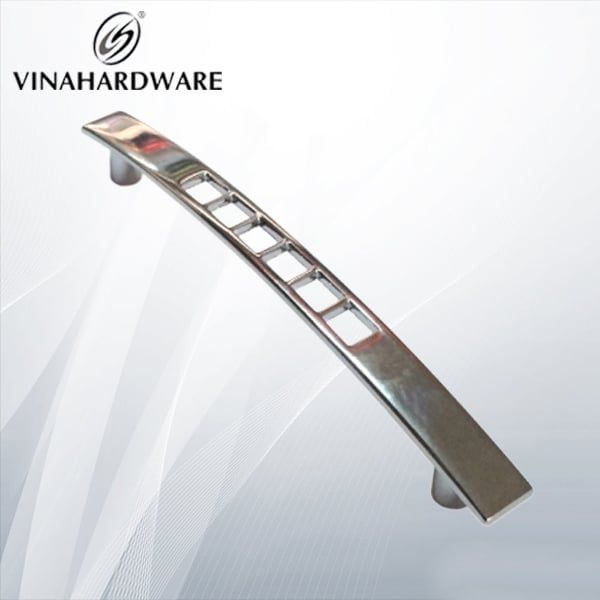 Tay nắm tủ hiện đại Vinahardware mạ Crom 96mm VN1 - HD0165