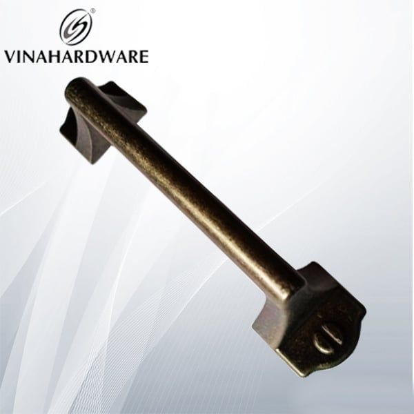Tay nắm tủ Vinahardware loại 76mm màu đồng cổ điển đen HD0443-HD0443