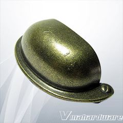 Tay nắm sò Vinahardware màu đồng giả cổ, kích thước 64mm HD0041C-HD0041C