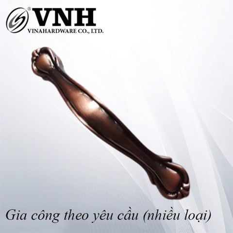 Tay nắm tủ dài màu nâu Vinahardware-HD028N128