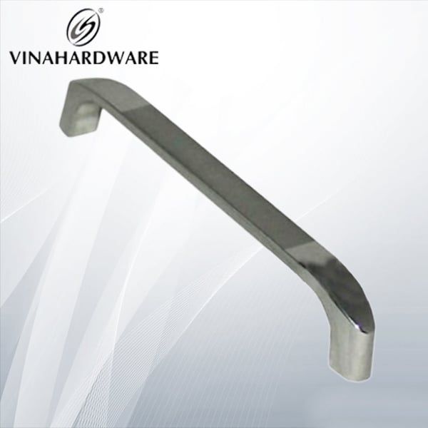 Tay nắm tủ Vinahardware niken sáng bóng 2 đầu HD0409