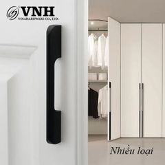 Tay nắm tủ màu nhôm mờ Vinahardware, hàng nhẹ - HD0403M500