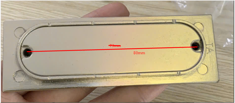 Tay nắm âm, xi nikel Vinahardware - HD10033NK