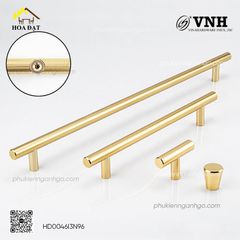 Tay nắm đũa phi 12, inox 304 Vinahardware , loại nhẹ, màu vàng - HD0046I3N96