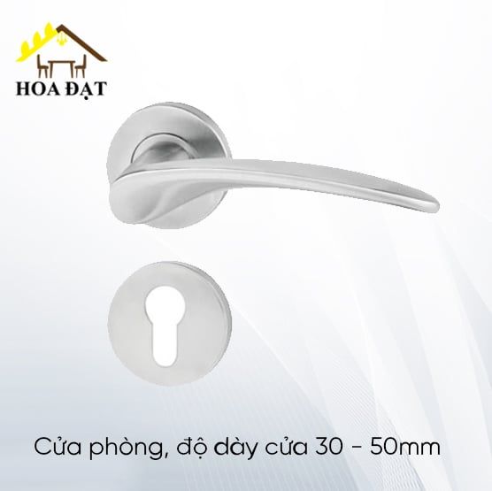 Tay nắm gạt cửa phòng Vinahardware, inox 304 - KT00141I3