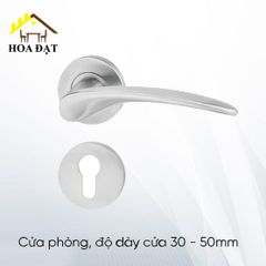 Tay nắm gạt cửa phòng Vinahardware, inox 304 - KT00141I3