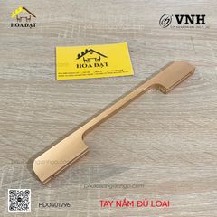 Tay nắm tủ Vinahardware màu vàng mờ-HD0401V96