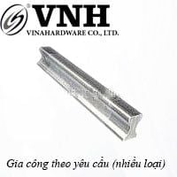 Tay nắm tủ hợp kim nhôm Vinahardware, loại hai đầu bóng, thân ốm-HD0205M