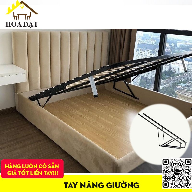 Bộ phụ kiện tay nâng mặt giường LB832D1500 - Tặng kèm ben hơi