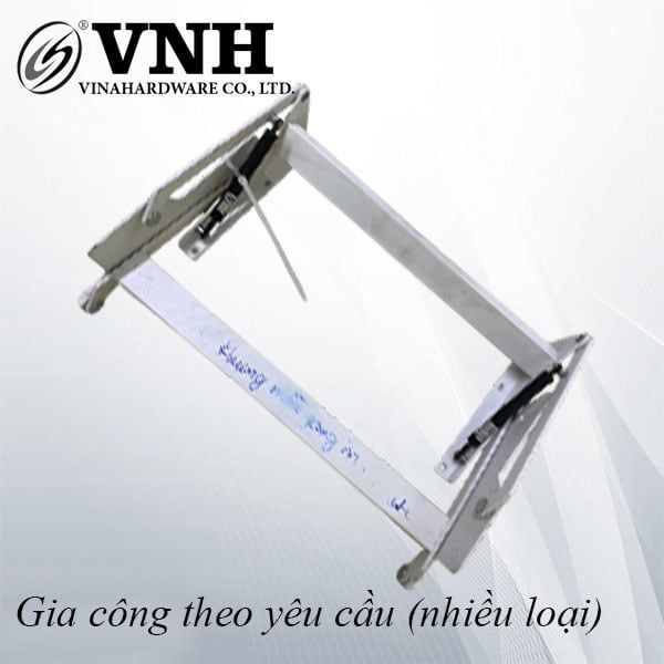 Tay nâng mặt bàn có ben hơi, sơn trắng bóng Vinahardware - VNH455320W