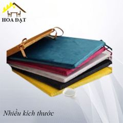 Mặt nệm vải, ghế dây buộc Vinahardware, màu đen - VNH1235B