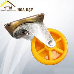Bánh xe tủ vàng 2 vòng bi Vinahardware phi 30mm - CT8230