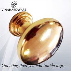 Núm tủ màu đồng vàng Vinahardware loại 29x31mm HD2009BR-HD2009BR