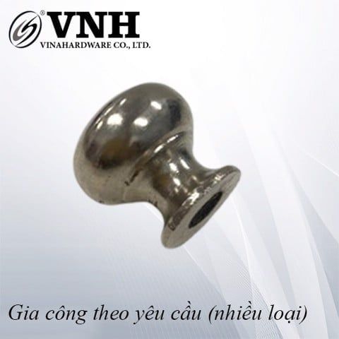 Núm tay nắm tủ Vinahardware phi 17.5x18mm - HDHK52-HD17518WB