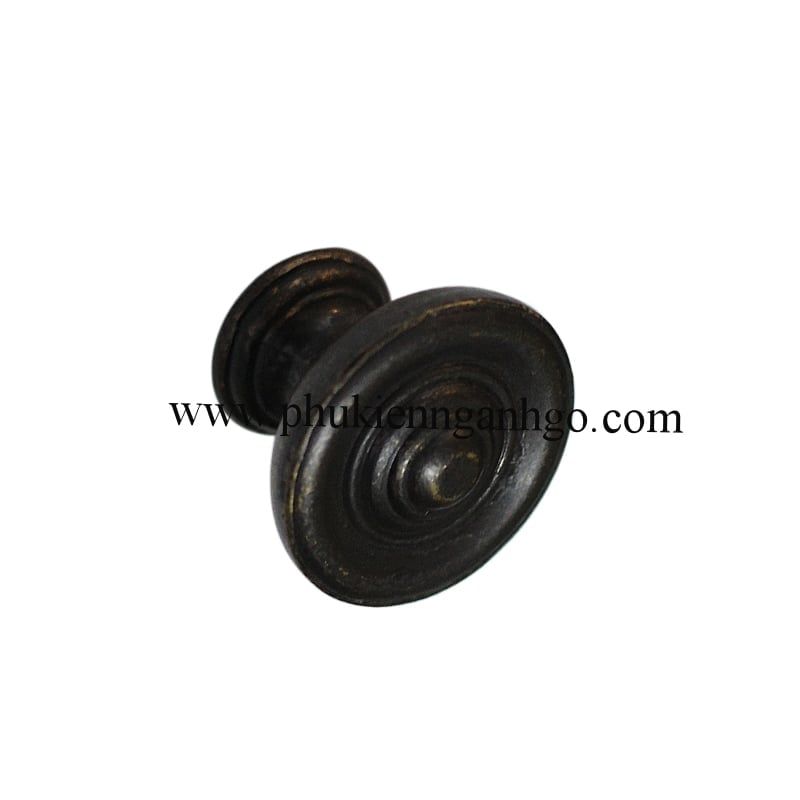 Tay nắm đồng giả cổ Vinahardware, đường kính núm 34mm,cao 26mm HD0028-HD0028
