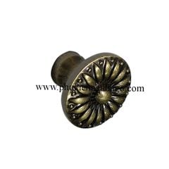 Nủm tủ hoa văn Vinahardware màu rêu HD0424R-HD0424R