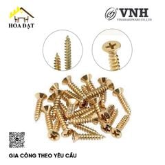 Vít đầu bằng răng nhuyễn M2, màu vàng - ZS212Y