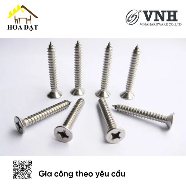 Vít đầu bằng ren nhuyễn nikel M2x15mm - ZS215N