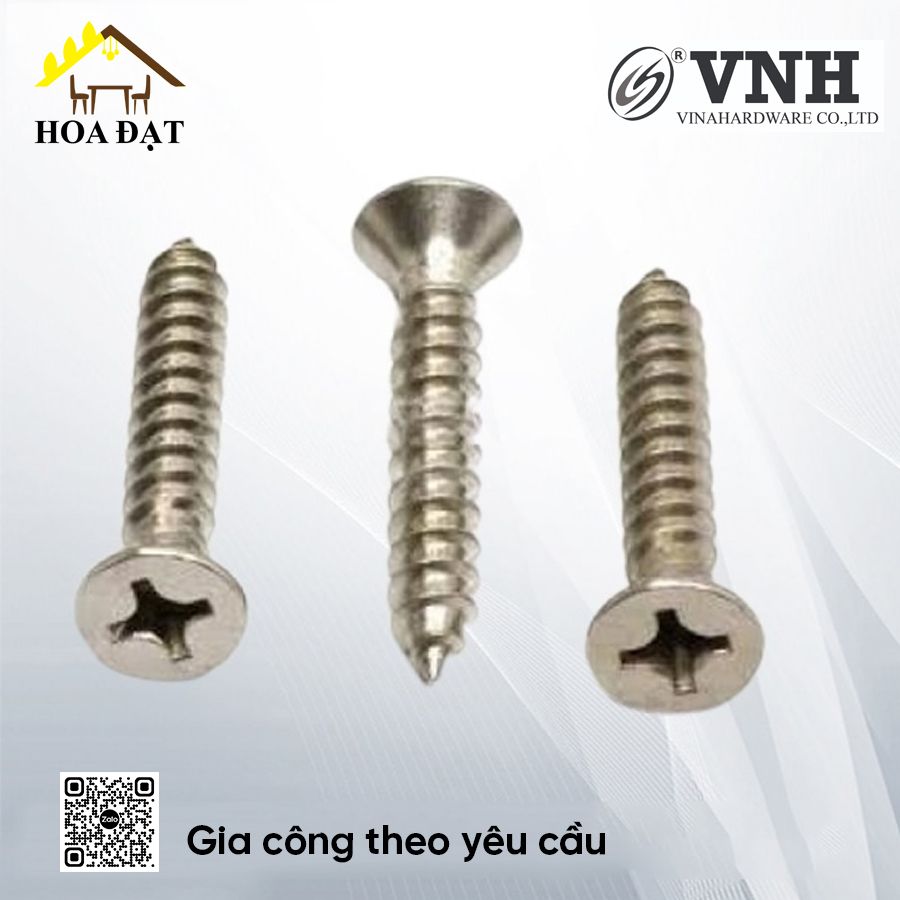 Vít đầu bằng ren nhuyễn nikel M2x15mm - ZS215N