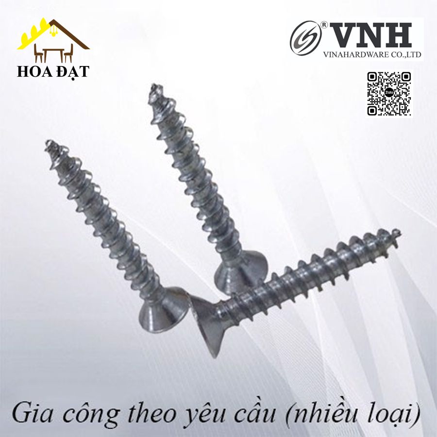 Vít đầu bằng răng nhuyễn M3.5, màu trắng - ZS3515SN