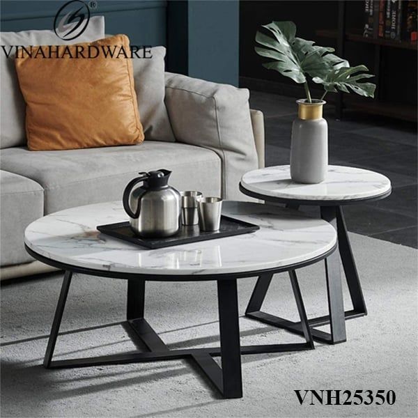 Khung bàn cafe tròn mẹ bồng con Vinahardware