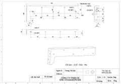Pat (Bas) sắt bàn trang điểm Vinahardware, sơn đen mờ - VNH4501013