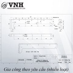 Pat (Bas) sắt bàn trang điểm Vinahardware, sơn đen mờ - VNH4501013
