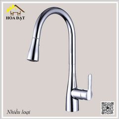 Vòi nước Vinahardware inox 304, có dây rút - VNH119I