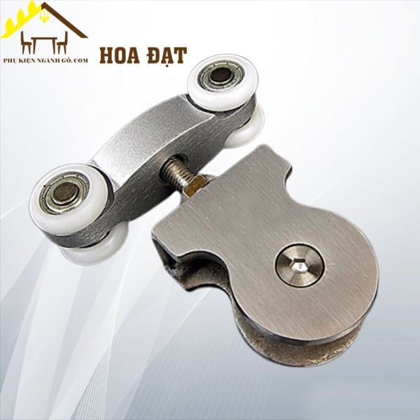Bánh xe cửa lùa loại bầu Vinahardware CT4357 Inox 304