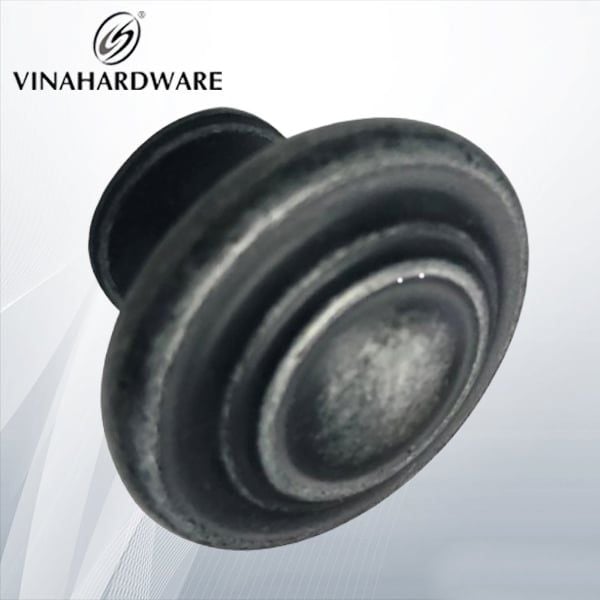 Tay nắm tủ Vinahardware phi 32x cao 28mm màu bạc VNH HD0441B-HD0441B