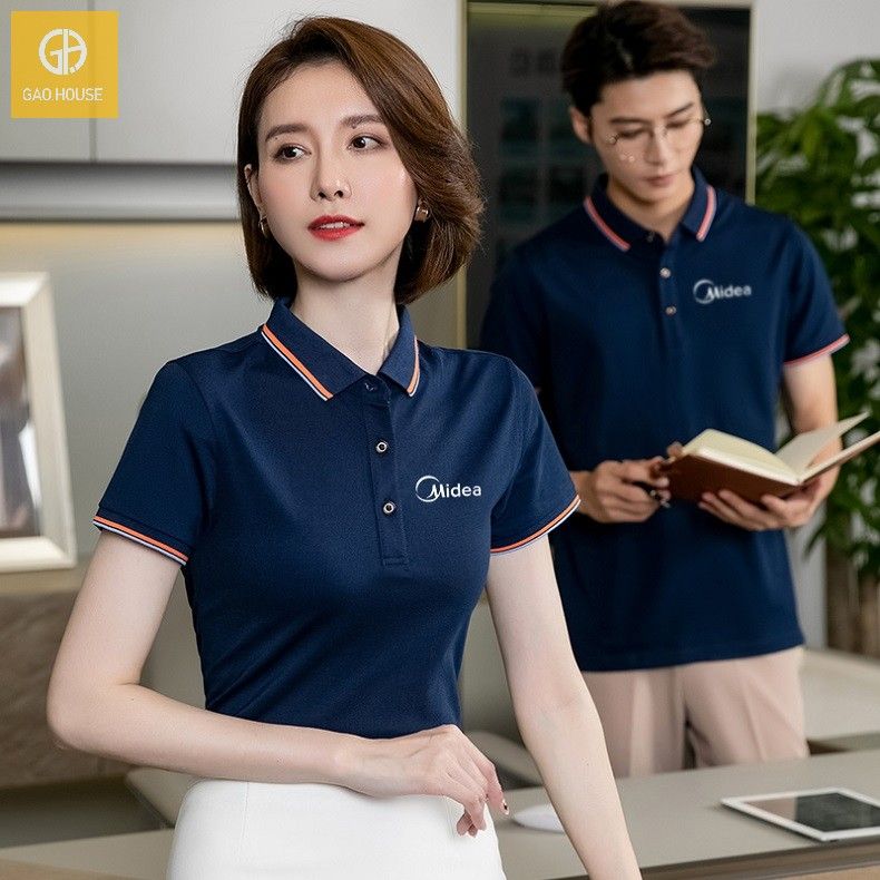 Váy xẻ rút dây ELMI cao cấp hoa nhí màu xanh tím than EV16 elmi