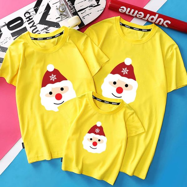 Áo gia đình Noel màu vàng