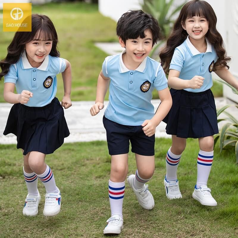 Áo lớp Tshirt Basic BST phi hành gia Xanh Thiên Thanh  Panda Uniform