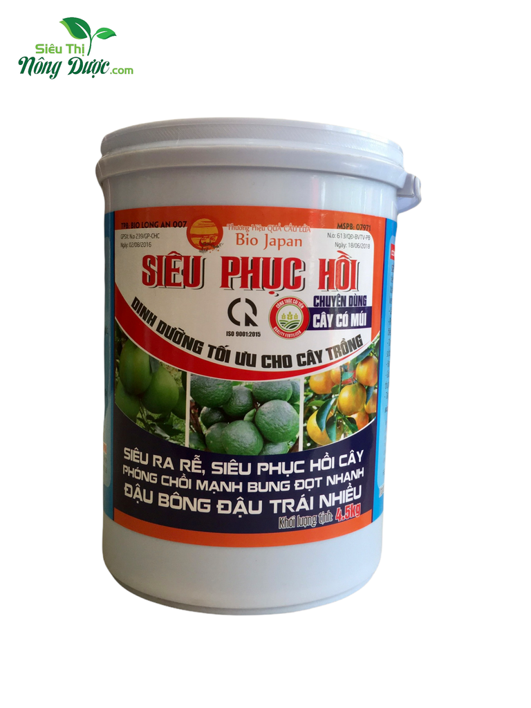 XÔ SIÊU PHỤC HỒI (4,5kg)