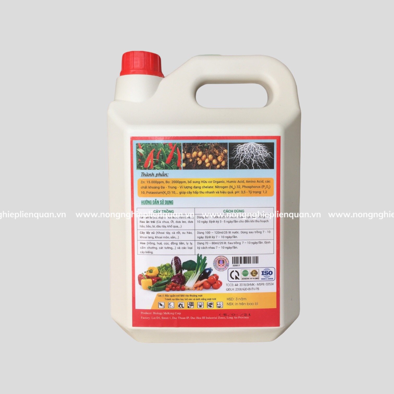CAN VUA RỄ (5Lít)