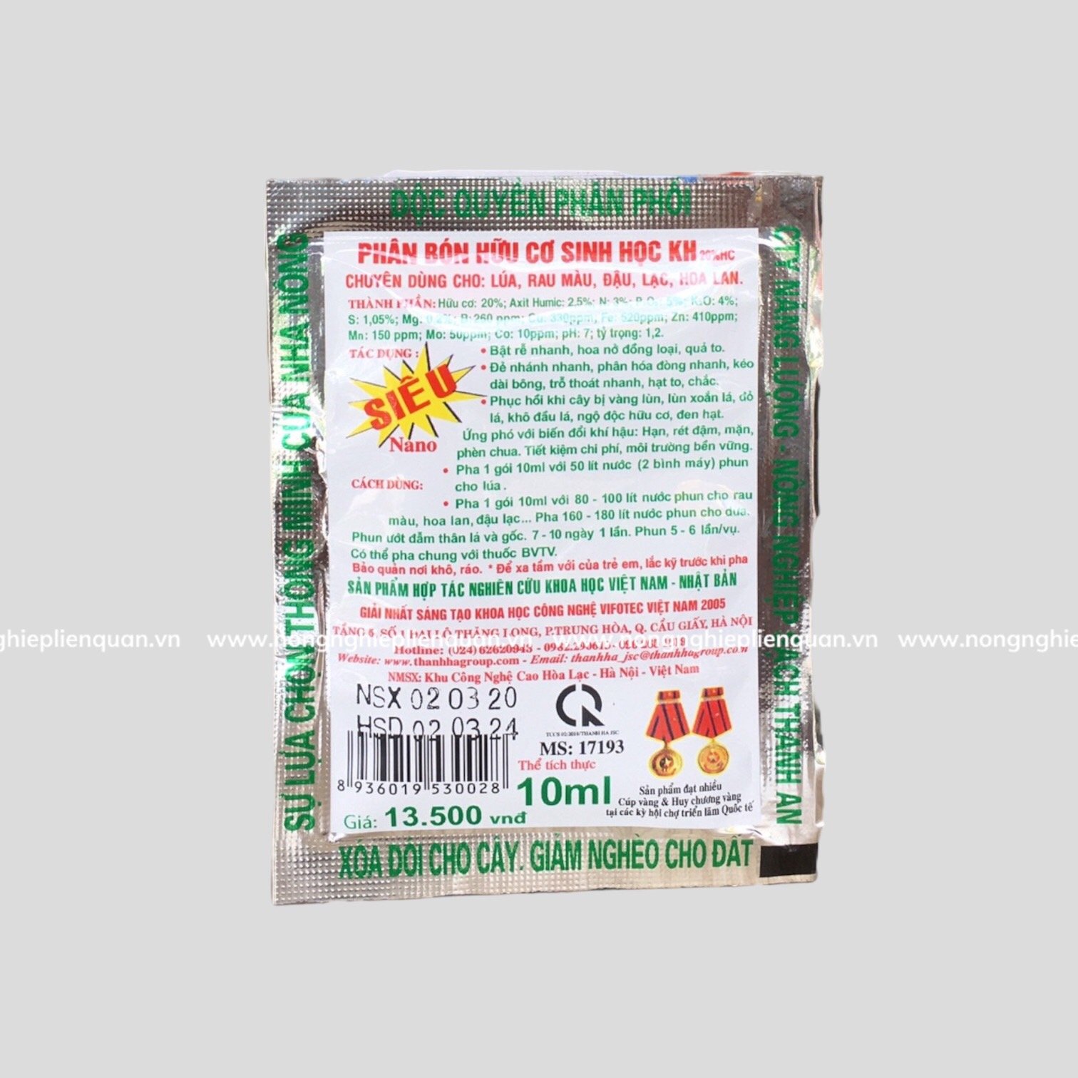 KH Thanh Hà No7 (10ml)