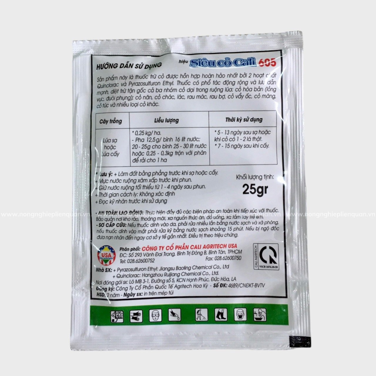SIÊU CỎ CALI 605