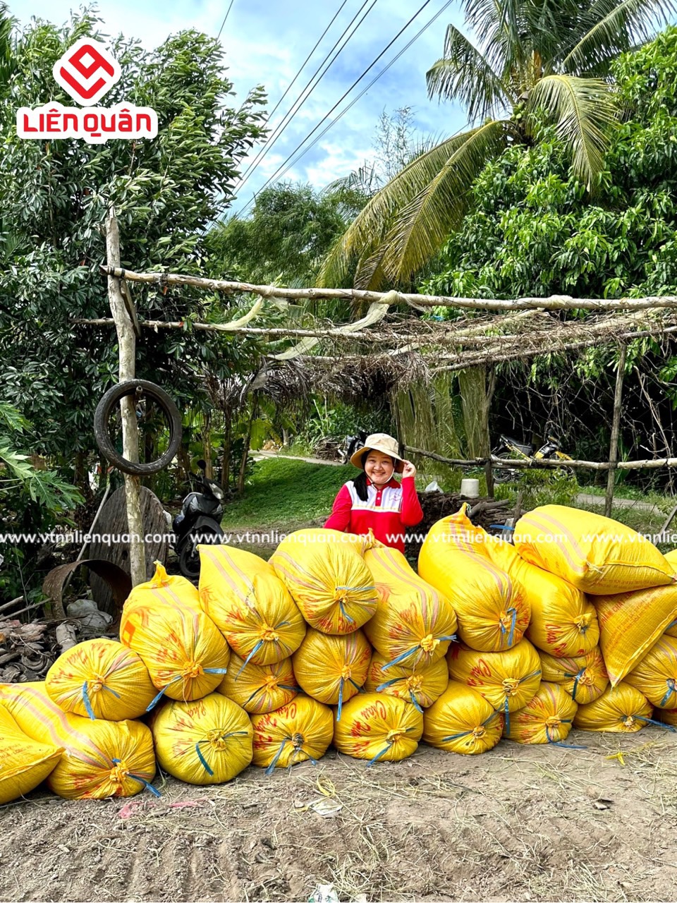 TeamLiênQuân thăm ruộng của chú Hường ở ấp Bồ Đề - Kế Sách - Sóc Trăng .