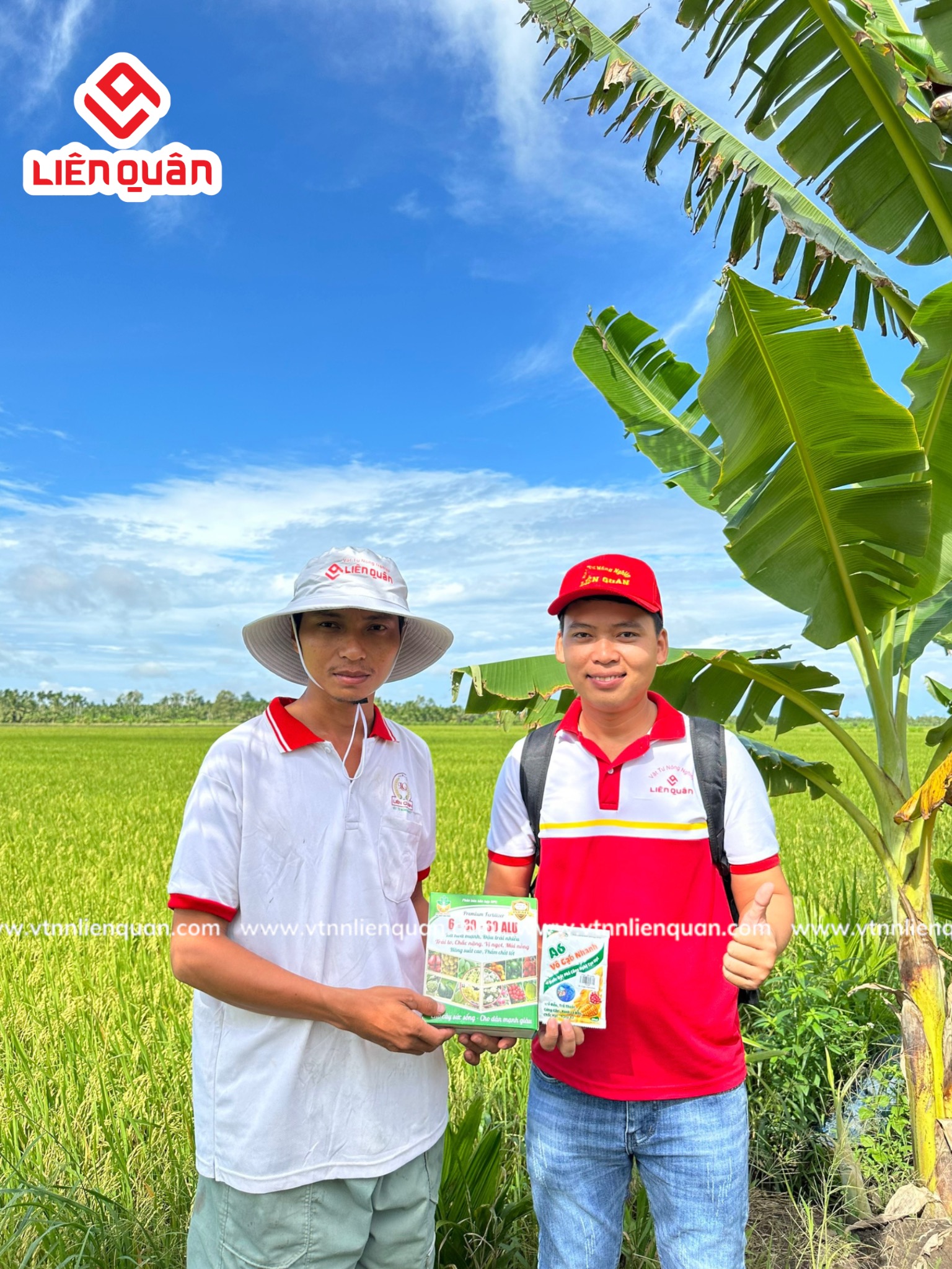 TeamLiênQuân Thăm Ruộng Hia Đạt ở Cây Sộp - Kế Sách - Sóc Trăng