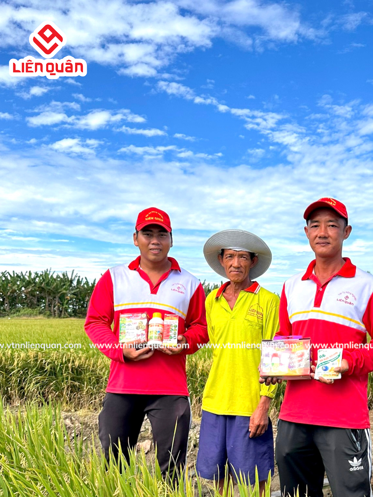 TeamLiênQuân thăm ruộng anh Chú Văn địa chỉ : Phú Tâm - Châu Thành - Sóc trăng